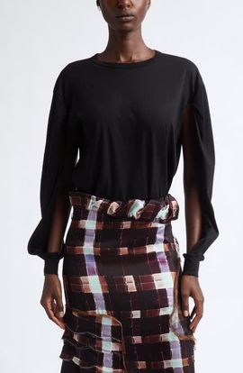 Collina Strada Collina Strada Reed Long Sleeve Cutout T-Shirt