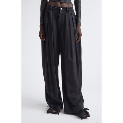Collina Strada Collina Strada Simone Pleated High Waist Wide Leg Jeans
