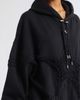 Collina Strada Collina Strada Soft Star Drawstring Ruched Cotton Hoodie - 5