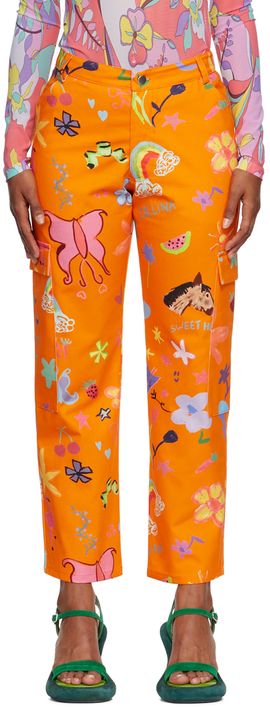 Collina Strada Collina Strada SSENSE Exclusive Orange Chason Jeans