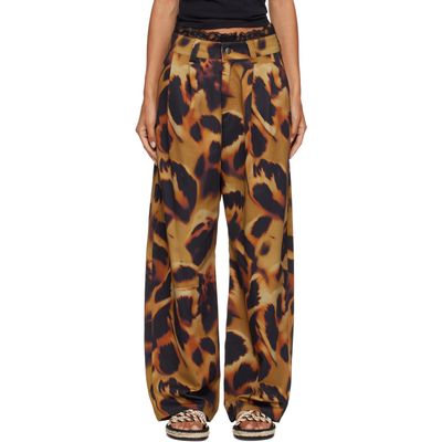 Collina Strada Collina Strada Tan Lace Catchfly Trousers