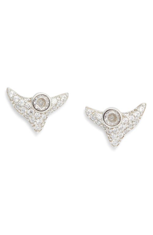 Collina Strada Collina Strada Trigon Crystal Stud Earrings
