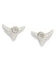 Collina Strada Collina Strada Trigon Crystal Stud Earrings - 1