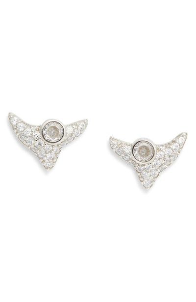 Collina Strada Collina Strada Trigon Crystal Stud Earrings