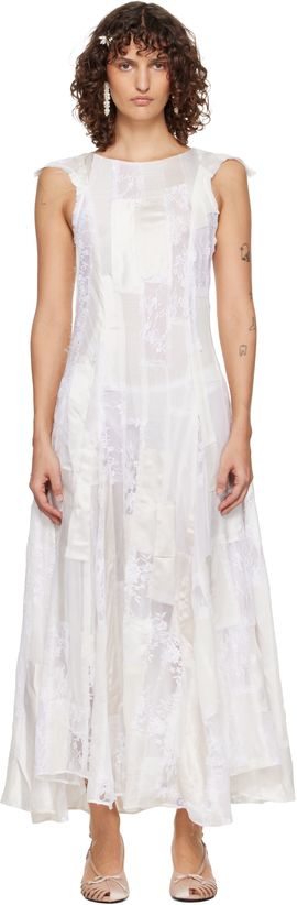 Collina Strada Collina Strada White Deadstock Primrose Maxi Dress