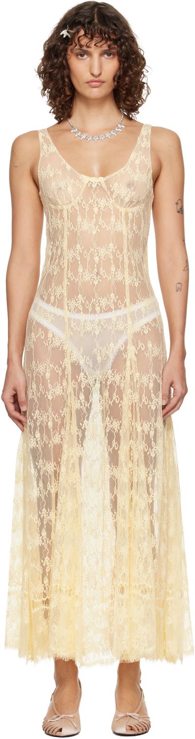 Collina Strada Collina Strada Yellow Pamela Maxi Dress