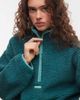 Collusion COLLUSION 1/4 zip fleece borg jacket in green - 2