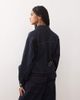 Collusion COLLUSION 90s denim fitted cinch jacket in rinse-Navy - 4