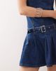 Collusion COLLUSION 90s denim halter mini dress with belt in blue - 3