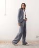 Collusion COLLUSION acid wash heavyweight waffle knit sweatpants in blue - part of a set - 1