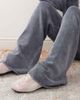 Collusion COLLUSION acid wash heavyweight waffle knit sweatpants in blue - part of a set - 2
