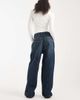 Collusion COLLUSION antifit jeans with seam details in mid blue - 2