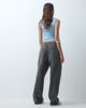 Collusion COLLUSION antifit mid rise jeans in brown wash - 4