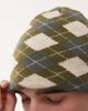 Collusion COLLUSION argyle plaid beanie in multi - 2