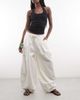 Collusion COLLUSION baggy cargo pants in off-white - 1
