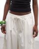 Collusion COLLUSION baggy cargo pants in off-white - 4
