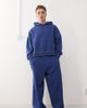 Collusion COLLUSION baggy relaxed sweatpants in washed navy-Purple - 1