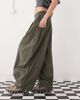Collusion COLLUSION balloon leg pant in khaki-Green - 2