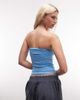 Collusion COLLUSION bandeau top in blue - 3