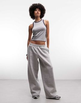 Collusion COLLUSION barrel sweatpants in gray heather