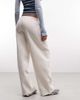 Collusion COLLUSION barrel sweatpants in off-white - 4