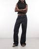Collusion COLLUSION bootcut jeans in chambray denim-Blue - 1