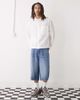 Collusion COLLUSION boxy linen look long sleeve shirt in white - 2