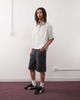 Collusion COLLUSION boxy linen mix short sleeve shirt in oatmeal-Neutral - 3