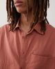 Collusion COLLUSION boxy linen mix short sleeve shirt in rust-Brown - 2