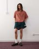Collusion COLLUSION boxy linen mix short sleeve shirt in rust-Brown - 3