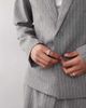 Collusion COLLUSION boxy pinstriped blazer in stone - part of. aset-Neutral - 2
