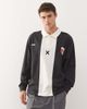 Collusion COLLUSION boxy rugby polo top in blocked stripe-Black - 1