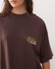 Collusion COLLUSION branded back graphic T-shirt in brown - 3