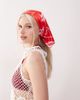 Collusion COLLUSION branded heart print headscarf in red - 1