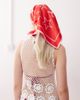 Collusion COLLUSION branded heart print headscarf in red - 3