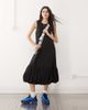 Collusion COLLUSION bubble hem maxi dress in black - 1