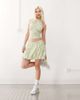 Collusion COLLUSION bubble hem mini skirt in green plaid - part of a set - 1
