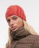 Collusion COLLUSION cable knit beanie in red - 1