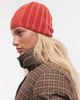 Collusion COLLUSION cable knit beanie in red - 3