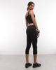 Collusion COLLUSION capri legging with eyelet detail in black - 2