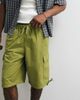 Collusion COLLUSION cargo jorts in khaki-Green - 3