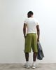 Collusion COLLUSION cargo jorts in khaki-Green - 4