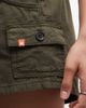 Collusion COLLUSION cargo micro shorts in khaki green - 4