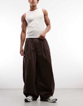 Collusion COLLUSION cargo pants in brown-Green