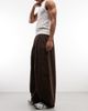 Collusion COLLUSION cargo pants in brown-Green - 3