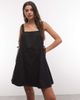 Collusion COLLUSION channel detail mini dress in black - 1