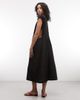 Collusion COLLUSION channel detailing cut out maxi dress in black - 3