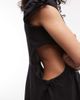 Collusion COLLUSION channel detailing cut out maxi dress in black - 4