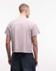 Collusion COLLUSION Circular Design Collection heavy weight tee in lilac wash-Purple - 4