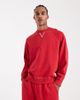 Collusion COLLUSION Circular Design Collection heavyweight boxy sweatshirt in washed red - 1